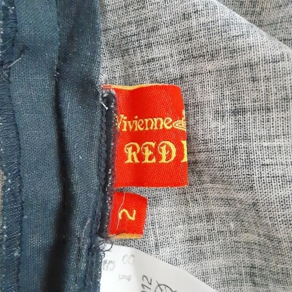 SOLD!!!!!!! Vintage Vivienne Westwood denim halter dress - Picture 3 of 7